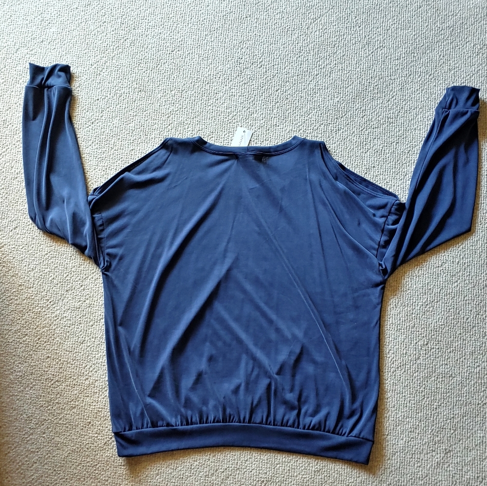 NWT STITCH FIX MIXED THREADS cold shoulder top - Picture 6 of 8